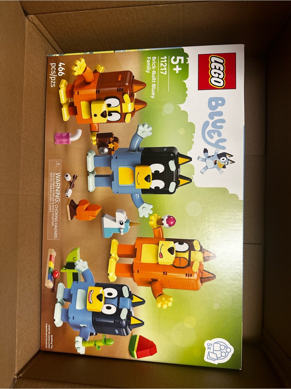 LEGO Bluey Family Pack - Orange, Blue & Black Characters